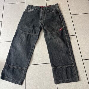 Vintage Ecko Unlimited Men's Black Jeans y2k vintage